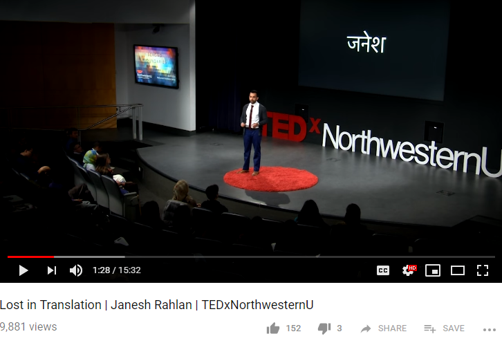 TED talks- Janesh Rahlan